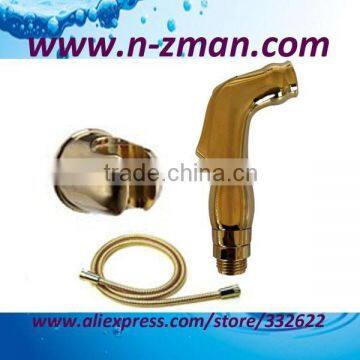 Gold ABS Toilet Bidet Hand Sprayer Set