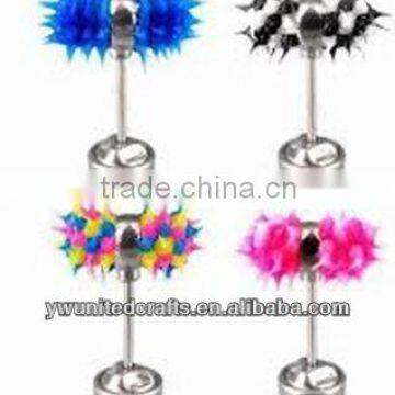 Vibrating Tongue Ring Body Piercing Jewelry