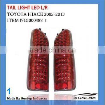 hiace tail light KDH 200 hiace led tail lights LED #000488-1 Tail Lamp for hiace 2005 up,commuter,quantum led rear lamps