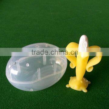 Baby Teether Accessories Banana Shape Toothbrush Teething Teethers Baby Soother Giraffe Teething Toy photo-2