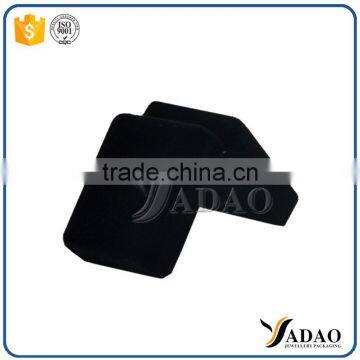 Customized Handmade Black Flocking Jewelry Case Professional photo-3