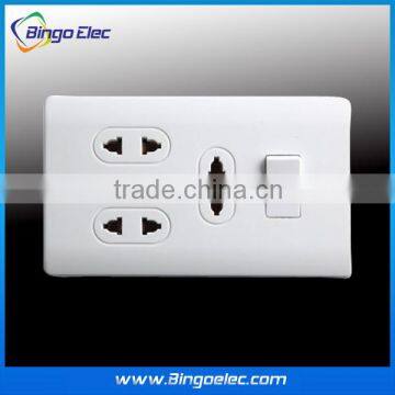 3gang 16a 2pin socket and 1 gang switch