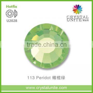 U2028 Peridot Optimal Hot Fix Rhinestone