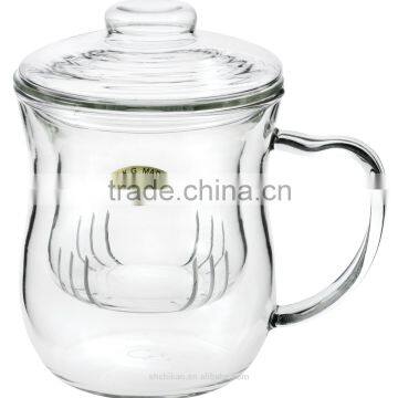 Blown Glass Big Cup 300ml Borosilicate Glass Tea Cup photo-2