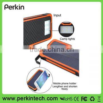 PS04 Hot sale solar power bank charger for iphone xiaomi power bank with charging cable