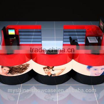 antique beauty salon furniture modern mall hair kiosk for sale