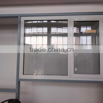 America Style Used Aluminum Single Tempered Glass Window