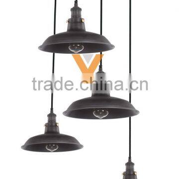 Retrospective Vintage Pendant Lamp Industrial Urban Barn Chandelier Light Filament Metal Hanging Lamp