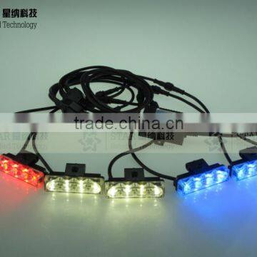 Wholesale amber red blue strobe grill lights 12v led lights for car