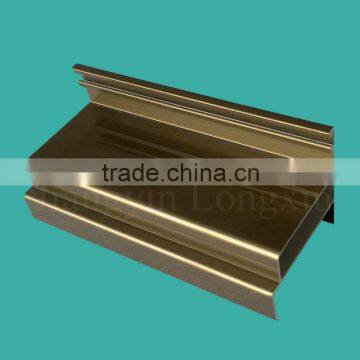 Brown Anodized Aluminium Window Profiles for Clean Room