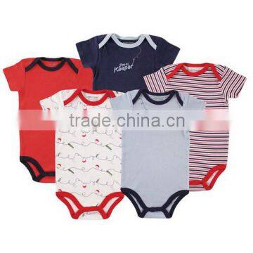 Kids Clothes Factory Manufacturer Eco-friendly 100% cotton bodysuits baby romper clothes customized