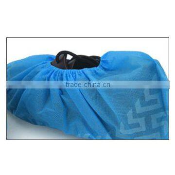 Disposable non-woven shoe cover with/without anti-skid