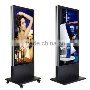 Outdoor Advertising Poster Holder LED Backlit Standing Light Box