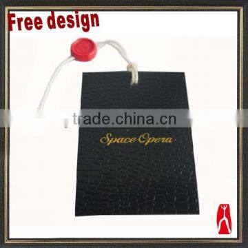 Factory for paper hang swing tag string custom hat label