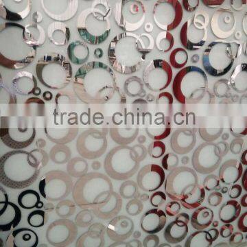 titanium new pattern glass decorative glass factory design glass