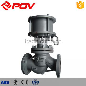 regulating flange type pneumatic globe valve