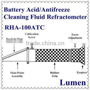 Hot Sale! Portable Hand-held Battery Acid/Antifreeze/Cleaning Fluid Refractometer RHA-100 ATC