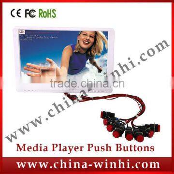 10 inch plastic shell shopping machine USB SD push button lcd advertisements of electronic gadgets on computers digital signage