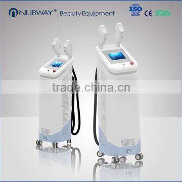 Vertical Best Hair Removal IPL SHR Shrink Trichopore Beauty Device Wholesale Beauty Supply China 2.6MHZ