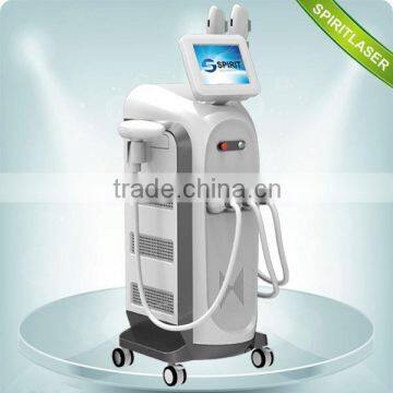 3 in 1 SHR+IPL+YAG Multi-function Machine Movable screen CPC professional hair removal ipl machine 10HZ