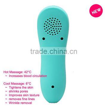 New Design With Ultrasonic Cold and Hot Sonic Skin Scrubber for Skin Callus RemovMini Face Skin Peeling Skin Cleaning photo-2
