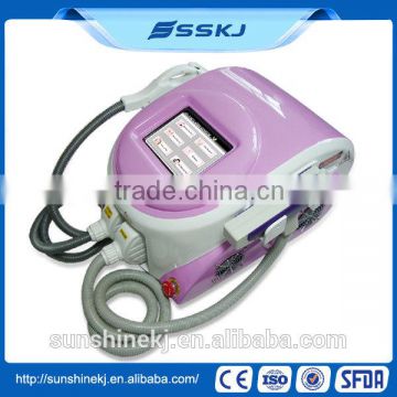 Most popular!portable 2 in 1 portable laser ipl rf yag