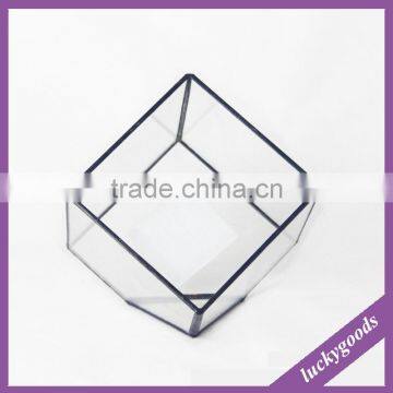 LGJ040 Wedding Party Decoration Glass Candle Holder With Lid photo-4