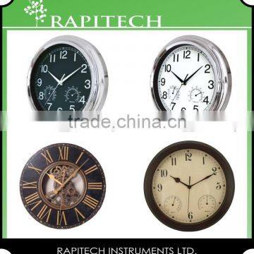 15 Inch Built in Thermometer And Hygrometer Plastic Wall Decorative Clock photo-3