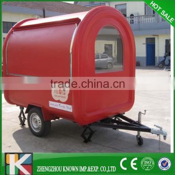 Street motorcycle bakery food vending cart trailer for sale