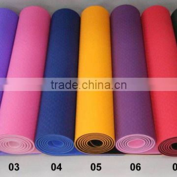 Eco-Friendly TPE double color Yoga Mat