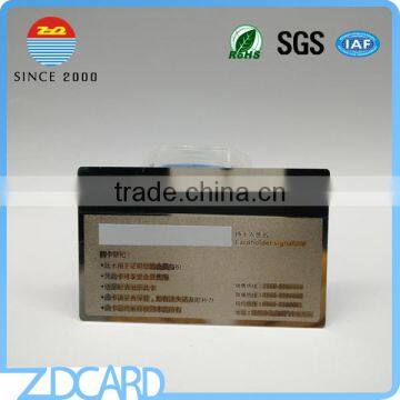 Custom Metal Membership Card with Magnetic Stripe