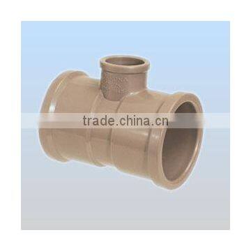 Water wasting 45 degree pipe fitting lateral Tee