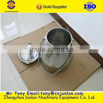 small stainless steel milk cans