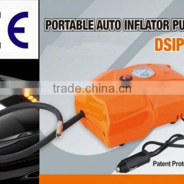 2013 Newest Portable Auto Tyre Inflator Pump with Patent Protection