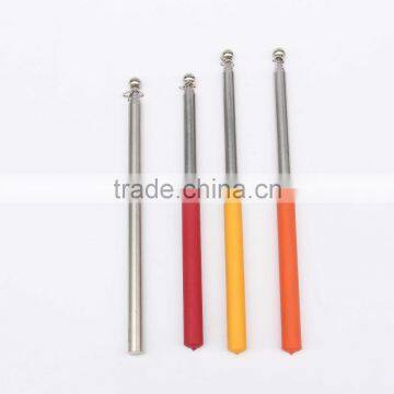 Telescopic Hand Held Flagpole/ Telescopic Flagpole for Guider Flag/Adjustable Flagpole with colorful handle