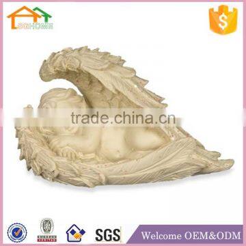 Factory Custom made home decoration polyresin the angeles decorative in plaster