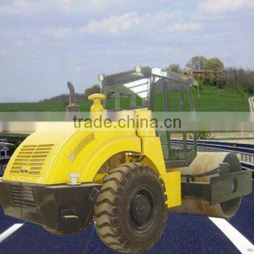 Singel drum dual-amplitude vibratory road roller with CE easy to operate