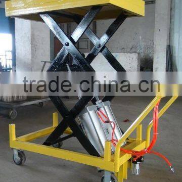 pneumatic lifting car for four wheel rear axle suspension battery