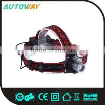 ABS battery power led head light