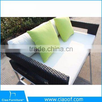 Aluminum Material Rattan Wicker Sofa Set Outdoor Furniture photo-3
