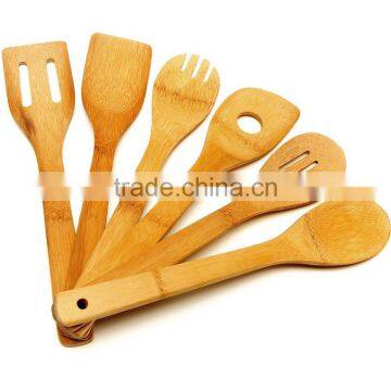 Eco-friendly Bamboo Kitchen Utensil Set-set of 6 photo-2
