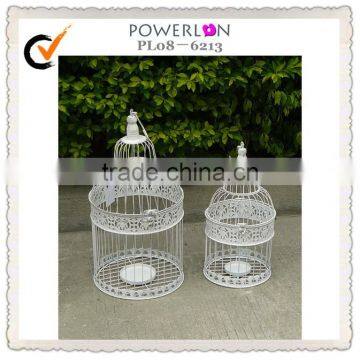 2014 iron white decorative bird cage