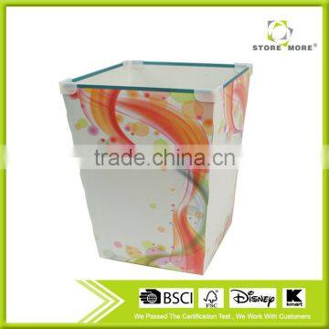 Novelty Colorful Plastic PP Decorative Household Waste Bin photo-3