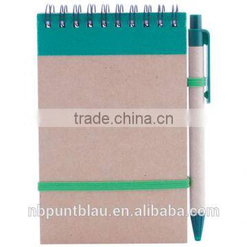 Recycled Ecofriendly Block-notes With Ballpen 65pages photo-3