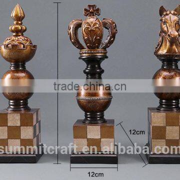 European Vintage Decorative Resin Internation Chess Figures photo-6