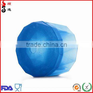 FDA /LFGB Trasparent Diamond Shaped Silicon Ice Mold