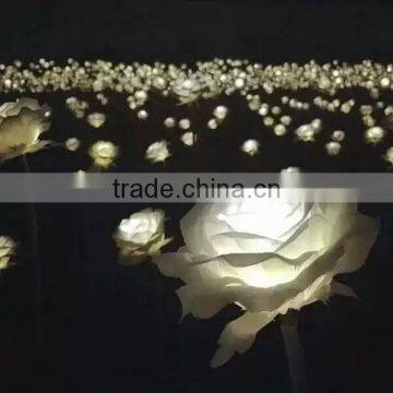 Outdoor romantic led artificial lighted flower trees