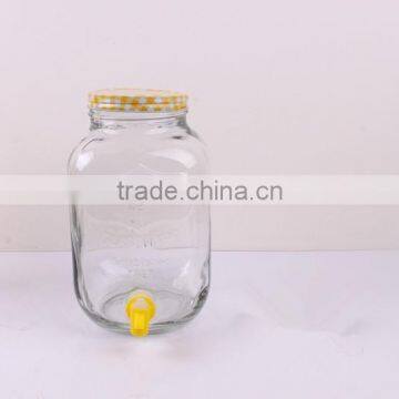 Lemonade Glass Juice Dispenser With Hand Painting photo-4