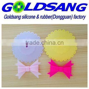 Eco-friendly High Quality Bowknot Silicone Cup Lid &cup Cover photo-3