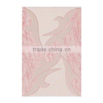 600x800 Pink Color Galazed Surface Kitchen Ceramic Wall Tile